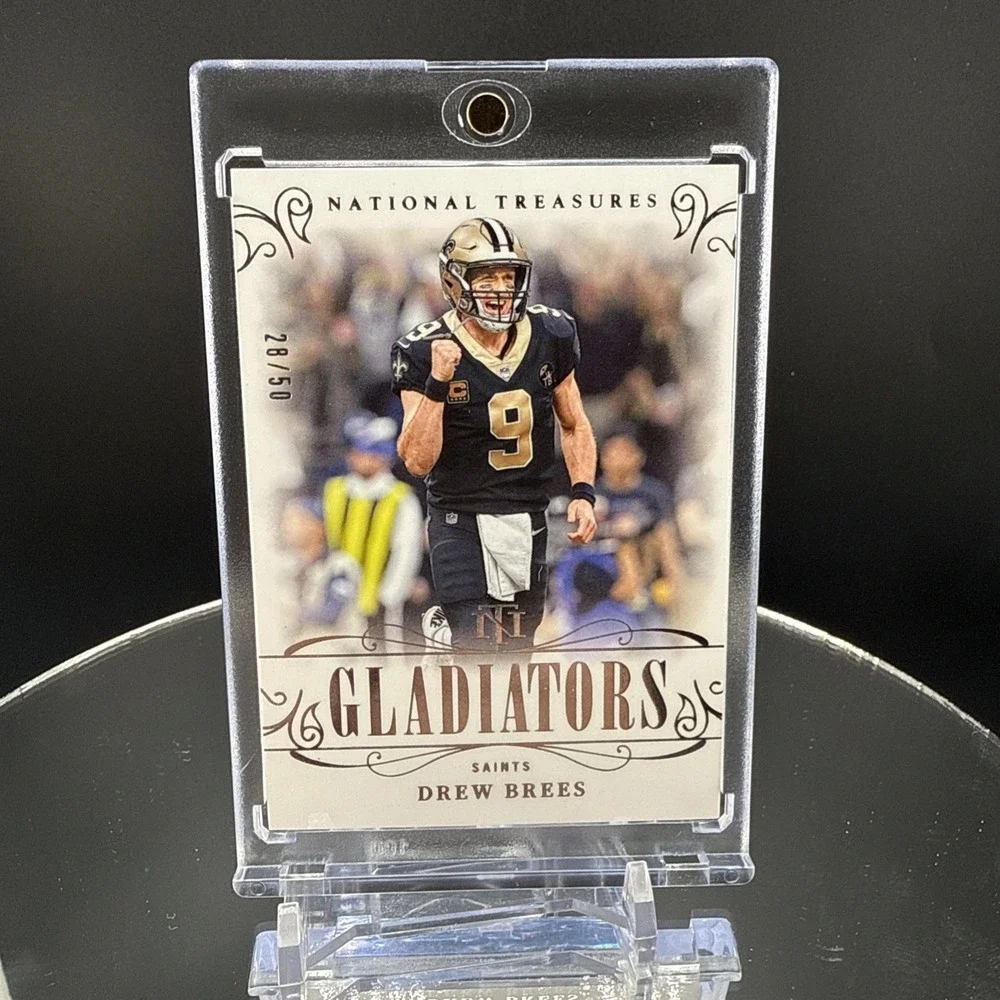2023 National Treasures Drew Brees /50 Gladiators Saints #GLA-DB
